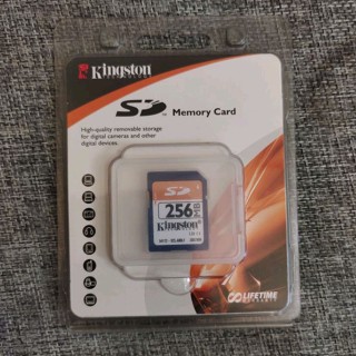 การ์ดหน่วยความจําดิจิทัล SD 256MB Kingston ของแท้ สําหรับกล้องดิจิทัล