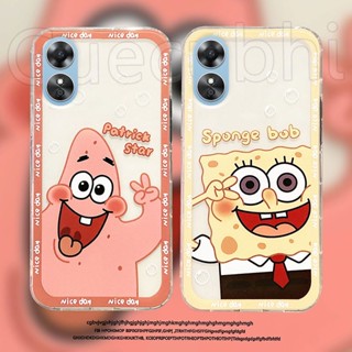 เคสโทรศัพท์ซิลิโคน แบบนิ่ม ลายการ์ตูนสพันจ์บ็อบ Patrick สําหรับ OPPO A17k A17 A96 A76 A57 A55 A95 A16 A54 A15 A15S A74 A94 A93 A73 A53 A17