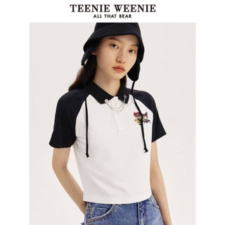 Teenie Weenie x Sanrio Kuromi เสื้อโปโลครอป ลิขสิทธิ์แท้ คุโรมิ