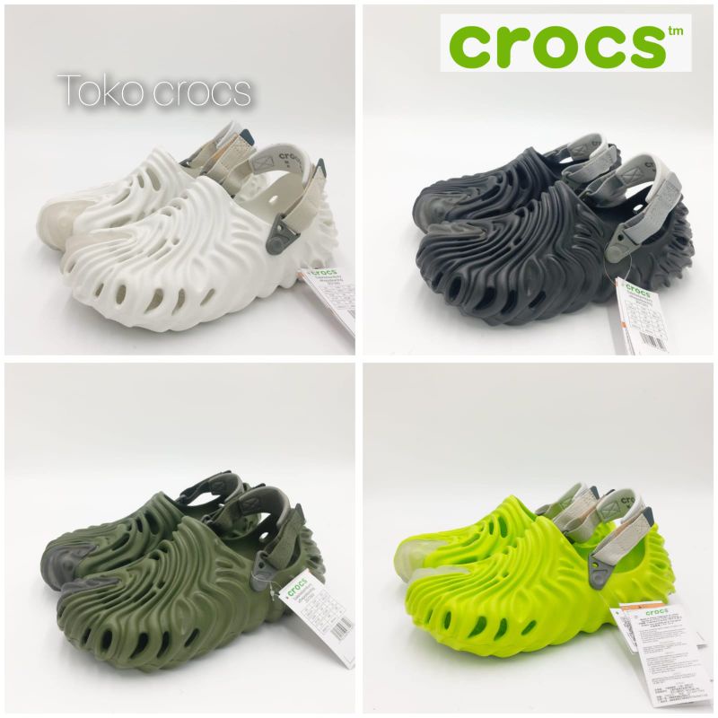 รองเท้าแตะผสมเกสรผู้ชาย Crocs / Crocs polmix clog unisex / Crocs pollex Saleha butey