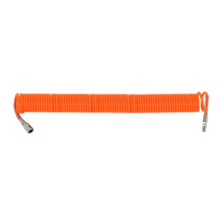 COILED สายลมสปริง MATALL 5x8 มม. ยาว 15 เมตร สีส้มCOILED AIR HOSE MATALL 5X8MM 15M ORANGE