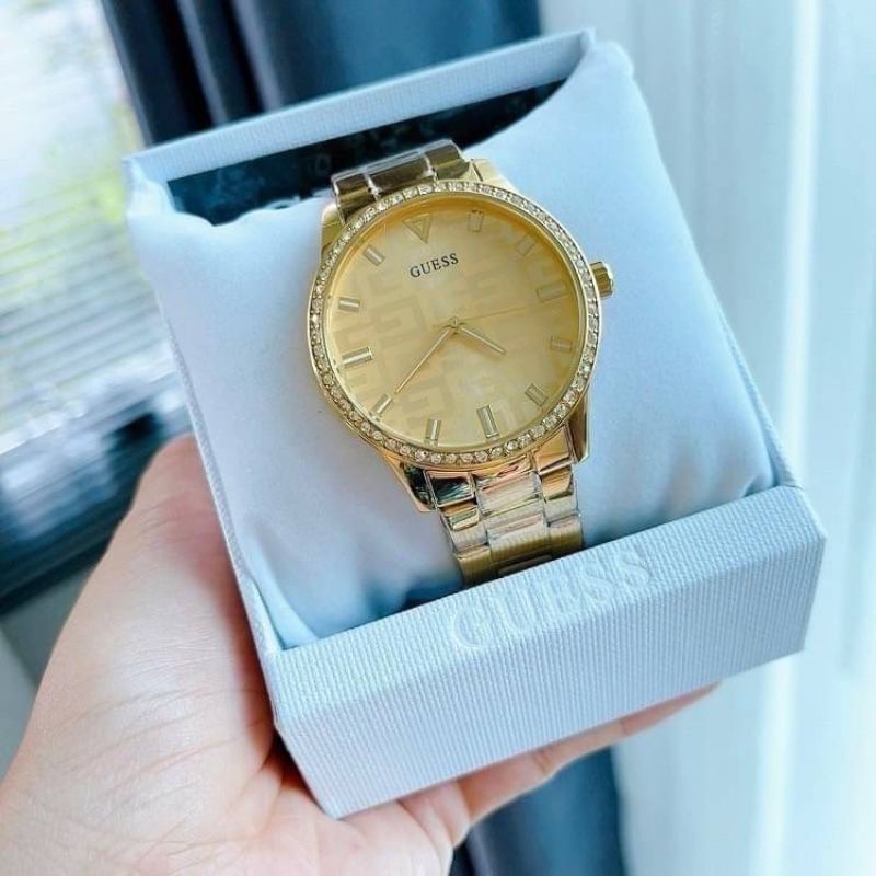 ⌚💥Guess • นาฬิกาข้อมือผู้หญิง มี 2สีค่ะ สีทอง /สีเงิน