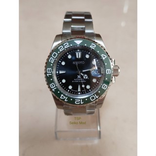 Seiko Mod GMT Master Green Prospex Edition