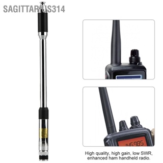 Sagittarius314 RH770 144/430MHz Dual Band BNC เสาอากาศขยายเสาอากาศสำหรับ Walkie Talkies