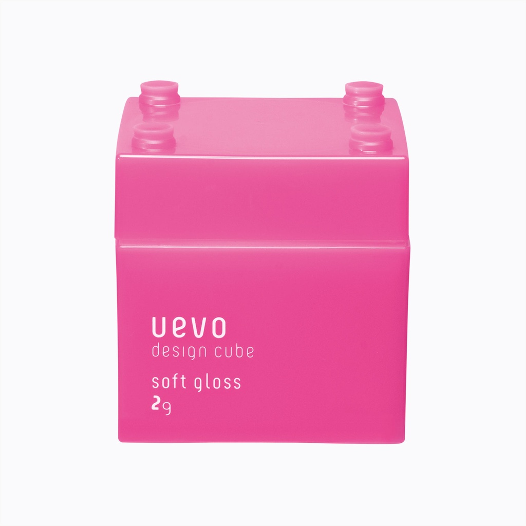 [Uevo by Demi Cosmetics] Hair Styling_Styling Wax_Uevo Design Cube_Soft Gloss_Pink_80g [Direct from 
