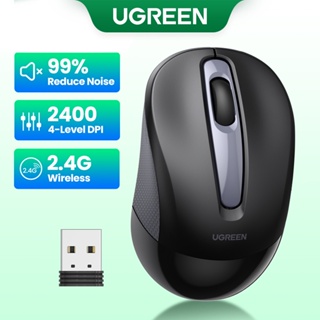 UGREEN เมาส์ไร้สาย 2400 Dpi 2.4G สําหรับ for Macbook แท็บเล็ต พีซี แล็ปท็อป