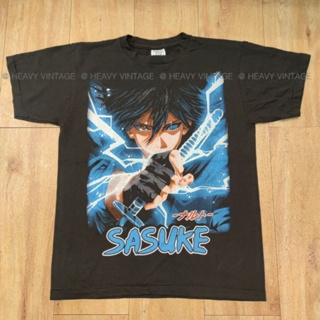 (B)SASUKE NARUTO เสื้อลายการ์ตูน เสื้อวง เสื้อทัวร์