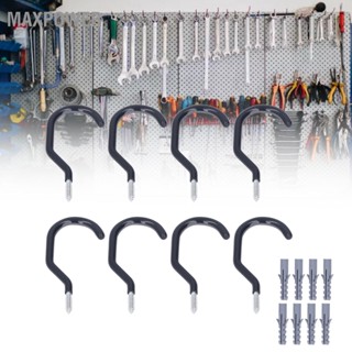 Maxpower 8Pcs Bike Hook Wall Mount เครื่องมือ ที่เก็บไม้แขวนเสื้อ Set Kit สำหรับเพดานโรงรถในสวน