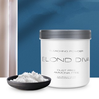 ผงฟอกสีผม ฟอกผม bleaching powder เปลี่ยนสีผมได้ง่าย แบบธรรมสีธรรมชาติ ขนาด 400 g ต้องผสมกับไฮโดรเจนไม่ทำร้ายเส้นผม สินค้