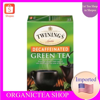 Twinings Green Tea Decaffeinated​ 20 Tea Bags พร้อมส่ง