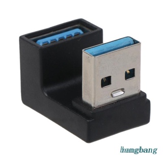 Bang อะแดปเตอร์เชื่อมต่อ 5Gbps มุม 180 องศา USB 3.0 ตัวผู้ เป็นตัวเมีย สําหรับ LTE