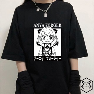 2022 Spy X Family Tshirt Anya Smug Bond Forger Yor And Loid T-shirt Anime Graphic Printing 100% Cotton Tee-shirt Sh_03