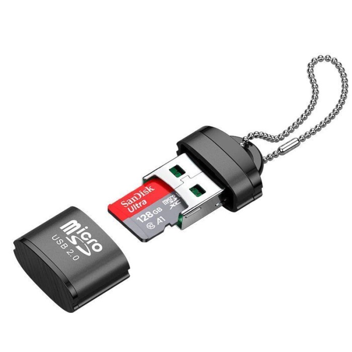 เครื่องอ่านการ์ด Usb Flashdisk เครื่องอ่านการ์ด Plug and Play ขนาดเล็ก