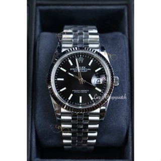 Rolex Datejust 36 mm. Black automatic swiss movement