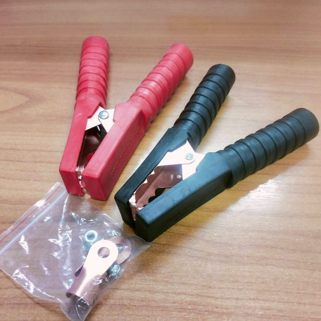 คลิป ปากจระเข้ คลิปหนีบ ที่คีบแบตเตอรี่ หัวคีบแบต Alligator clip ปากคีบแบตเตอรี