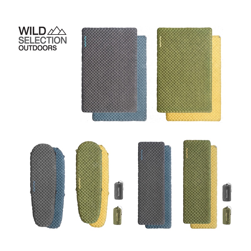 แผ่นรองนอน น้ำหนักเบา Naturehike แบบเป่าลม R3.5 Ultra light sleeping pad CNH22DZ018