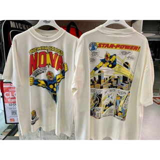 เสื้อMarvelลิขสิทธิ์แท้_ลายโนวา.สีขาว(ป้ายHiptrack)HP-020