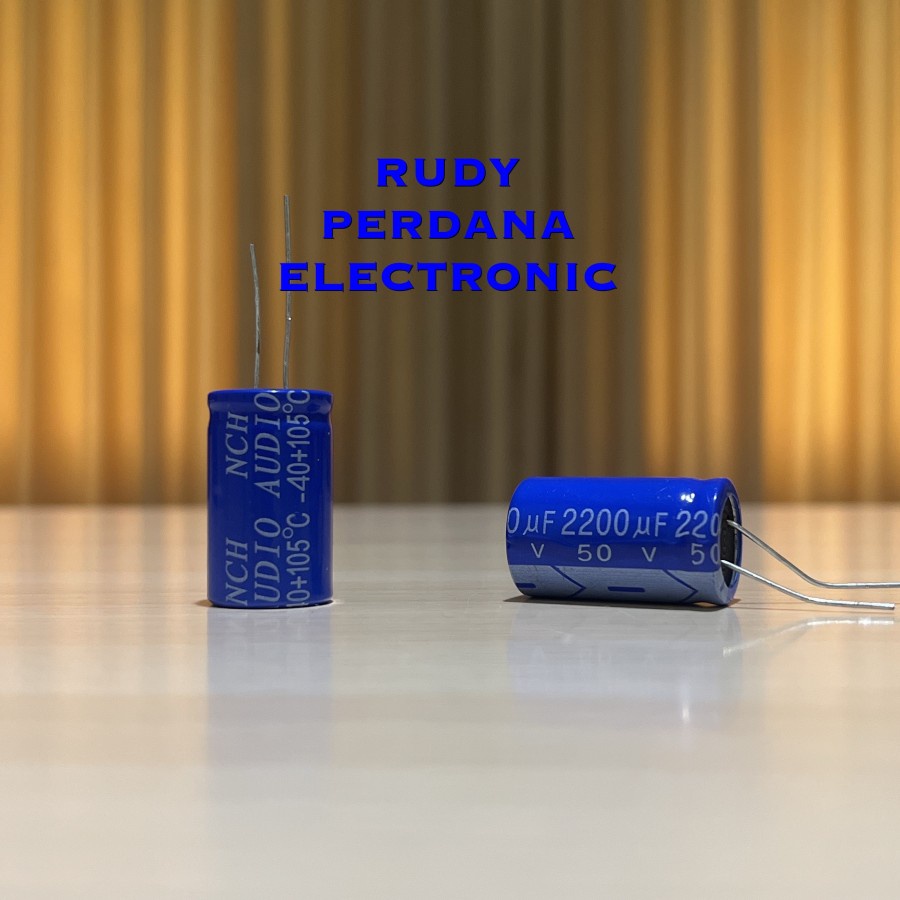 คาปาซิเตอร์ ELCO ELKO 2200uF 50V 2200 UF 50 VOLT