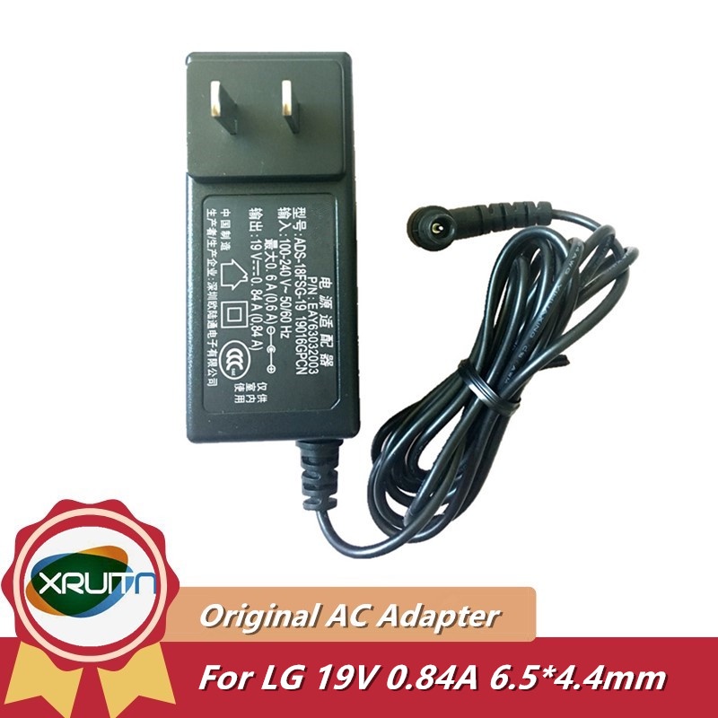 Original US Plug AC Adapter Charger 19V 0.84A สําหรับ LG 20M37H 20M35D 20M37A 20M38A LCD Monitor แหล