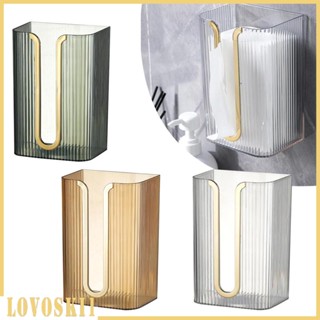 [Lovoski1] กล่องทิชชู่ติดผนัง สีเขียว สําหรับห้องนั่งเล่น ห้องน้ํา