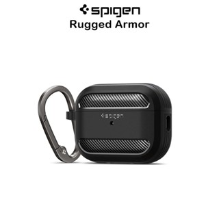 Spigen Rugged Armor เคสกันกระแทกเกรดพรีเมี่ยมจากเกาหลี เคสสำหรับ AirPods Pro2(ของแท้100%)