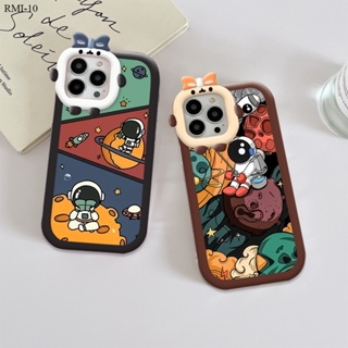 Xiaomi Redmi 12C 10C 10 10A 9A 9 9C 9T A1 สำหรับ Cartoon Flying Astronaut เคส เคสโทรศัพท์ เคสมือถือ Full Back Cover Soft Silicone Cases Shockproof Casing Protective Shell