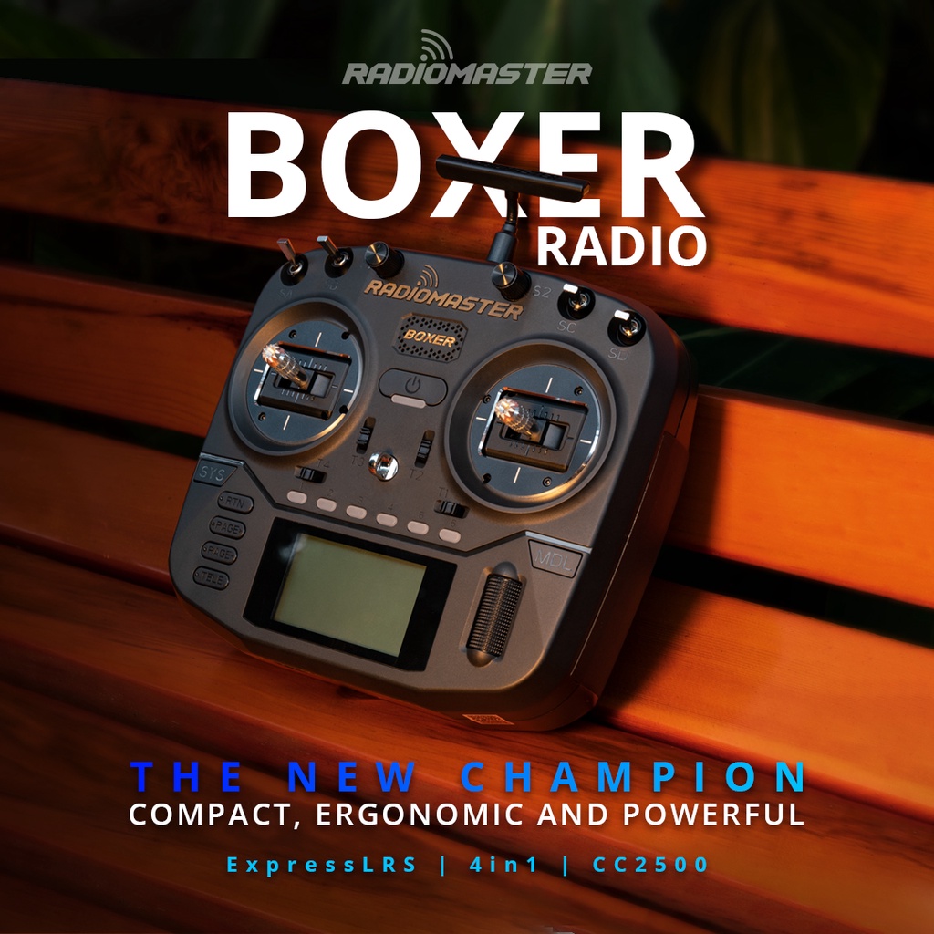 Radiomaster BOXER  ELRS 4IN1 CC2500 Multiprotoco เครื่องส่งสัญญาณพัดลมระบายความร้อนในตัว