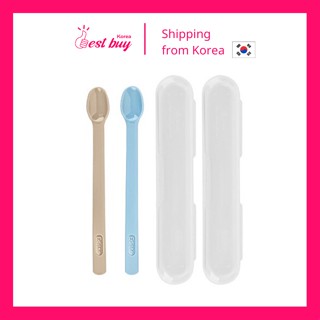 Edison ช้อนอาหารเด็ก ซิลิโคน และเคส ขั้นที่ 1 2 P