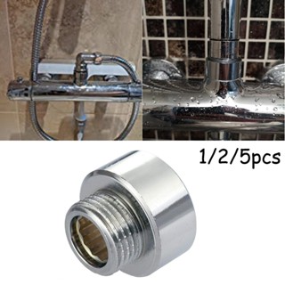 Shower Hose Head Adaptor 3/4 Female To 1/2 Male BSP Chrome Reducer Spare Parts