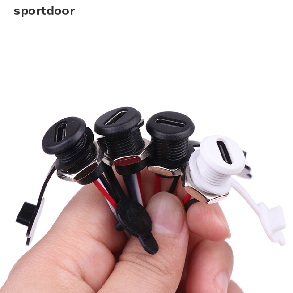 ปลั๊กชาร์จ USB Type C กันน้ําสะดวก 2 / 4 / 5Pin PH2.0 กันน้ํา