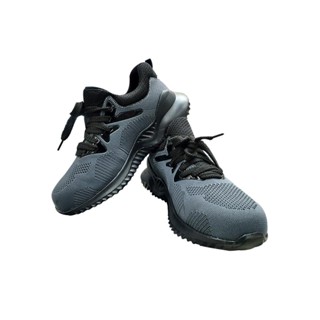 SAFETY รองเท้านิรภัยผ้า พื้นยาง DEXZON LJ-20680 เบอร์ 43 สีเทาSAFETY SHOES WITH RUBBER OUTSOLES DEXZON LJ-20680 43 GREY