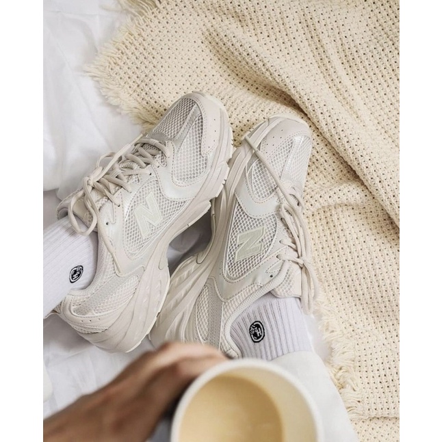 (พร้อมส่ง ของแท้100%) NEW BALANCE MR530AA1 WHITE BEIGE