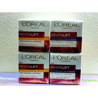 ลอรีอัล รีไวทัลลิฟท์ เดย์ครีม ไนท์ครีม ลดเลือนริ้วรอย บํารุงผิวหน้า REVITALIFT พร้อมจัดส่ง