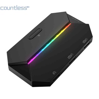 G6l อะแดปเตอร์แปลงเมาส์ คีย์บอร์ด แบบใช้สาย สําหรับ PS3 PS4 [countless.th]