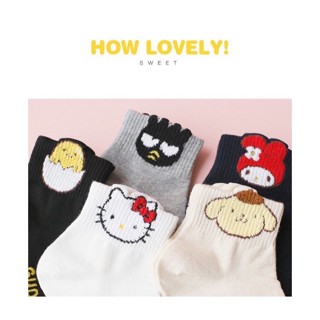 ถุงเท้าข้อสั้น sario พร้อมส่ง