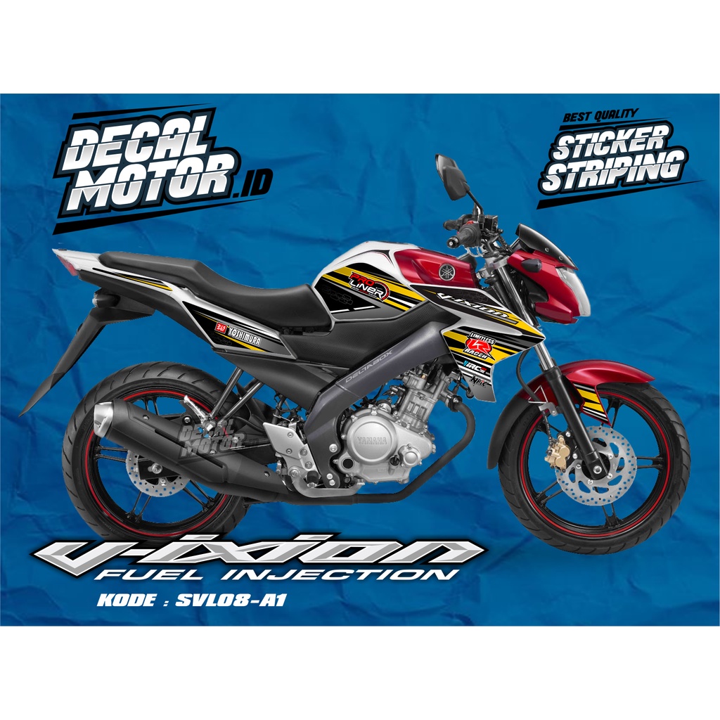 VIXION LIGHTNING NVL สติ๊กเกอร์แถบรถจักรยานยนต์/VEX 2013-2015 HOLOGRAM STRIPING DECAL/VEX NVL MOTORC