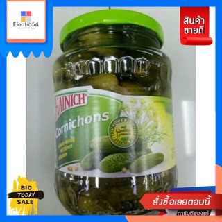 วัตถุดิบ Hainich Cornichons แตงกวาปรุงรส  670g.Hainich Cornichons Seasoned Cucumber 670g. Reasonable price.ผั