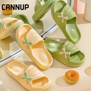 CANNUP รองเท้าแตะหญิง slippers กันลื่นและน้ำหนักเบา รองเท้าแตะนุ่ม B20H02B