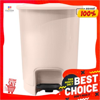 ROUND ถังขยะเหยียบกลม ACCO PASTEL 542 ขนาด 12L สีเบจROUND DUSTBIN PEDAL ACCO PASTEL 12L BEIGE