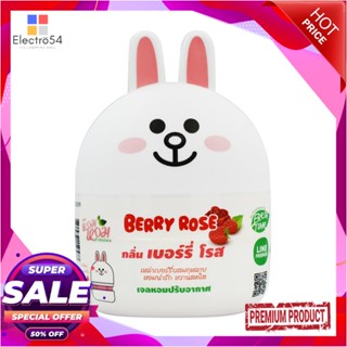 AIR เจลปรับอากาศ FRESH TIME 200 กรัม BERRY ROSE LINEAIR FRESHENER GEL FRESH TIME 200G BERRY ROSE LINE