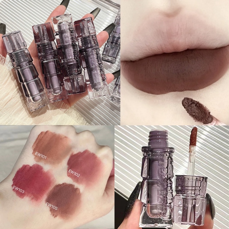 【พร้อมส่ง】Kakashow ลิปโคลน เนื้อแมตต์ กํามะหยี่ เคลือบริมฝีปาก เรียบลื่น กันน้ํา ติดทนนาน ชุ่มชื้น สวยงาม