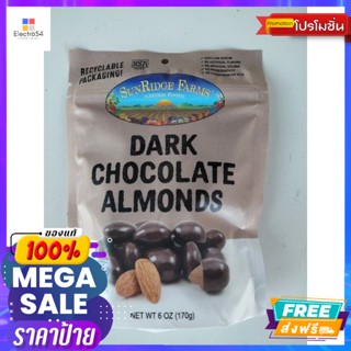 ขนม Sunridge farms Dark Chocolate Almond เมล็ด อัลมอนด์ เคลือบ ช็อคโกแลต 170g Sunridge Farms Dark Chocolate Al