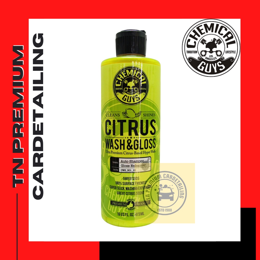 Chemical Guys - Citrus Wash Gloss แชมพูล้างรถ (16oz) (ขวดแท้)