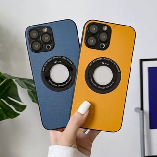 หรูหรา สีดํา ป้องกันเลนส์ ฟิล์ม เคส iPhone 14 Pro Max 14 Plus เคส iPhone 13 12 11 Pro Max พรีเมี่ยม คอร์ติคัล แถบแม่เหล็ก กันลื่น และกันกระแทก เคส