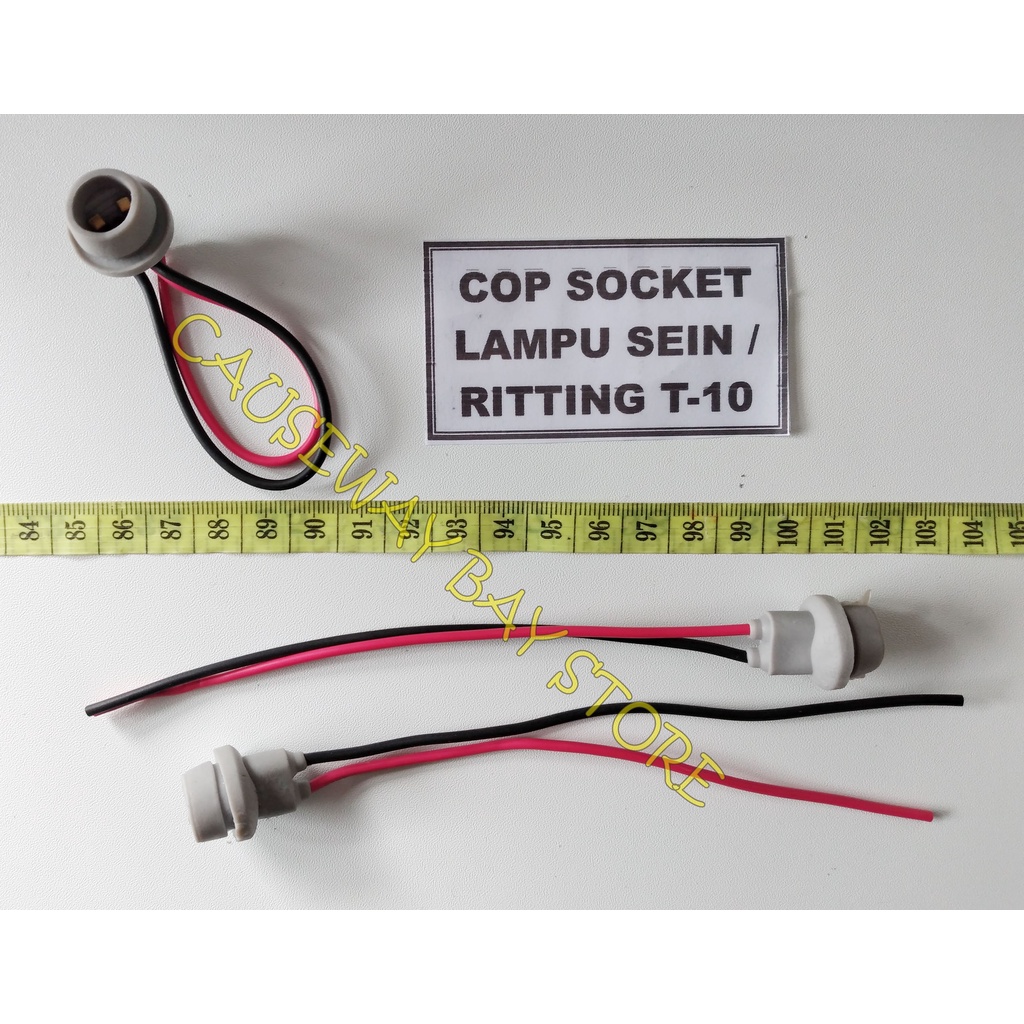 T-10 ไฟเลี้ยว/T-10 ซ็อกเก็ตไฟเลี้ยวสําหรับรถจักรยานยนต์