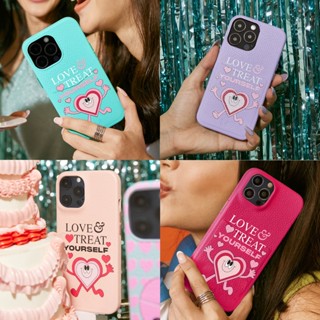 (โค้ด8MUSE130ลด130.-)(14 series)Love &amp; Treat Yourself Spread Your MUSE ’ Personalized Phone Case