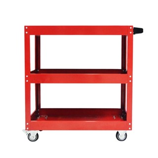 TOOL รถเข็นเครื่องมือช่าง แบบไม่มีลิ้นชัก 79x36x77 ซม. สีแดงTOOL STORAGE TROLLEY CART WITHOUT DRAWER 79X36X77CM RED