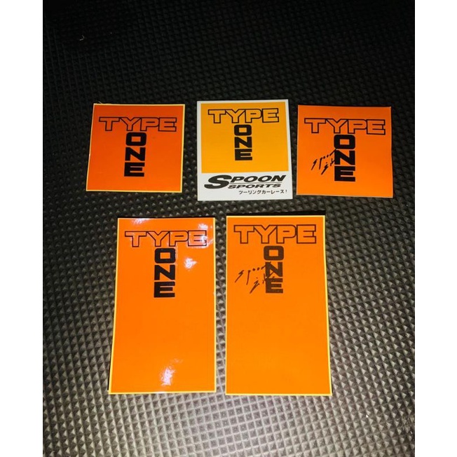 สติ๊กเกอร์ติดรถยนต์กันชน JDM Type One