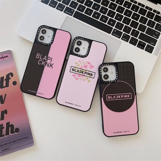 Casetify เคสโทรศัพท์มือถือกระจก ลาย blackpink สําหรับ iPhone 14 Pro MAX 14Pro 14plus 14ProMAX 6 7 8 SE2 6Splus 7plus 8plus XR X XS MAX