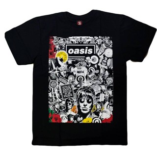 เสื้อยืดราคาถูกเสื้อยืดวงร็อค OASIS